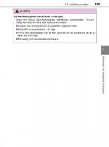 Toyota-C-HR-instruktionsbok page 159 min