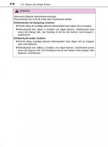 Toyota-C-HR-instruktionsbok page 172 min