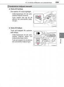 Toyota-C-HR-instruktionsbok page 239 min