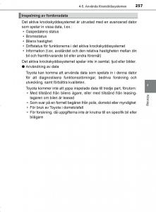 Toyota-C-HR-instruktionsbok page 257 min