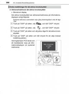 Toyota-C-HR-instruktionsbok page 266 min