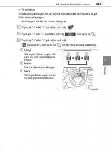 Toyota-C-HR-instruktionsbok page 269 min