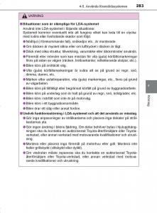 Toyota-C-HR-instruktionsbok page 283 min