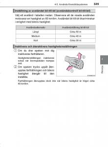 Toyota-C-HR-instruktionsbok page 325 min