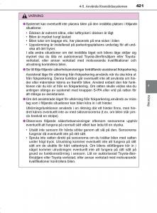 Toyota-C-HR-instruktionsbok page 421 min