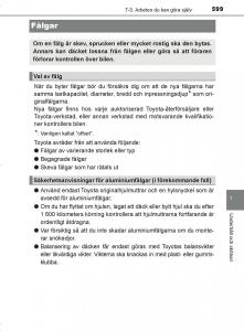 Toyota-C-HR-instruktionsbok page 599 min