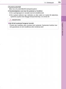 Toyota-C-HR-instruktionsbok page 73 min