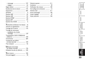 Fiat-Linea-manuel-du-proprietaire page 222 min