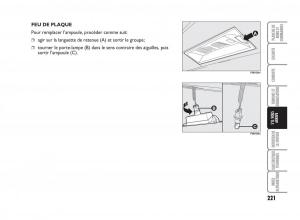 Fiat-Punto-Classic-manuel-du-proprietaire page 222 min