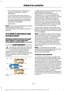 Ford-Mondeo-MKV-MK5-manuel-du-proprietaire page 215 min