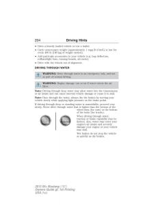 Ford-Mustang-V-5-owners-manual page 204 min