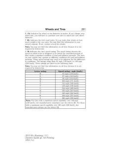 Ford-Mustang-V-5-owners-manual page 261 min