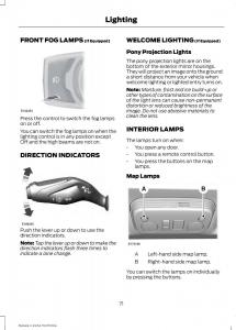 Ford-Mustang-VI-6-owners-manual page 74 min