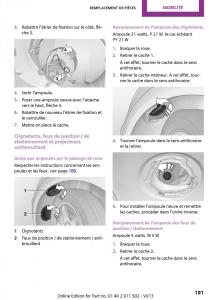 Mini-Paceman-manuel-du-proprietaire page 191 min