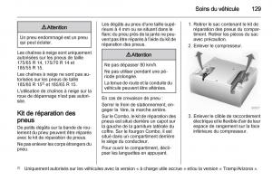 Opel-Combo-C-manuel-du-proprietaire page 129 min