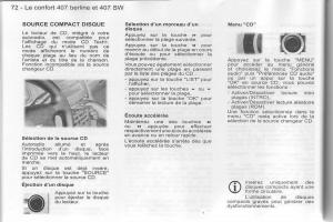 Peugeot-407-manuel-du-proprietaire page 73 min