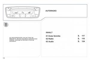 Peugeot-107-Handbuch page 118 min