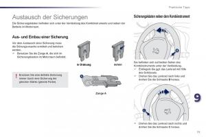 Peugeot-107-Handbuch page 73 min