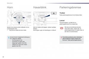 Peugeot-107-Bilens-instruktionsbog page 50 min