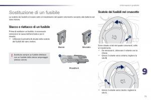 Peugeot-107-manuale-del-proprietario page 73 min