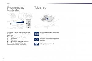 Peugeot-107-bruksanvisningen page 48 min