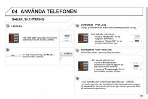 Bedienungsanleitung-Peugeot-107-instruktionsbok page 111 min