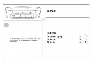 Bedienungsanleitung-Peugeot-107-instruktionsbok page 118 min