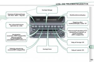 manual-Peugeot-4007-Bilens-instruktionsbog page 165 min