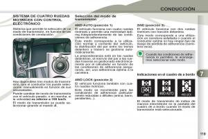 Peugeot-4007-manual-del-propietario page 121 min