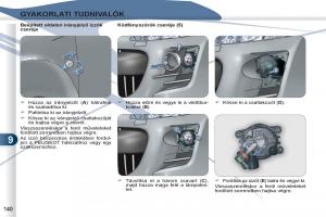 Peugeot-4007-Kezelesi-utmutato page 142 min