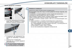 Peugeot-4007-Kezelesi-utmutato page 155 min