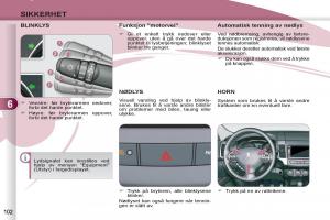 Peugeot-4007-bruksanvisningen page 104 min