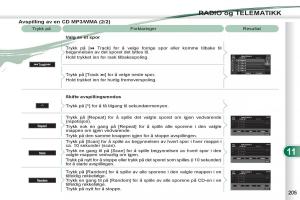 Peugeot-4007-bruksanvisningen page 207 min