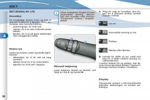 Peugeot-4007-bruksanvisningen page 88 min