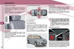 Peugeot-4007-instruktionsbok page 112 min