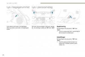 Peugeot-4008-Bilens-instruktionsbog page 142 min