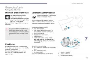 Peugeot-4008-Bilens-instruktionsbog page 175 min