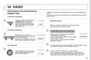 Peugeot-4008-Kezelesi-utmutato page 327 min