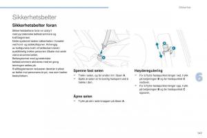 Peugeot-4008-bruksanvisningen page 149 min