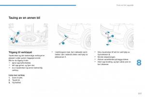 Peugeot-4008-bruksanvisningen page 219 min