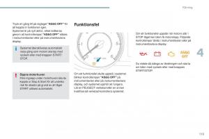 Peugeot-4008-instruktionsbok page 115 min