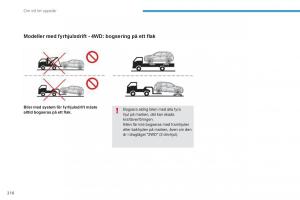 Peugeot-4008-instruktionsbok page 218 min