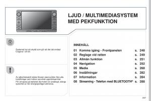 Peugeot-4008-instruktionsbok page 249 min