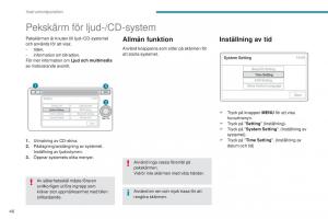 Peugeot-4008-instruktionsbok page 48 min