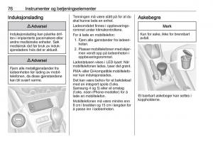 Opel-Crossland-X-bruksanvisningen page 78 min