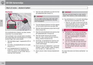 Volvo-XC60-I-1-Bilens-instruktionsbog page 112 min