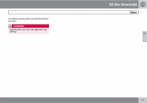 Volvo-XC60-I-1-instruktionsbok page 77 min