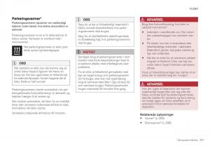 Volvo-XC40-Bilens-instruktionsbog page 209 min