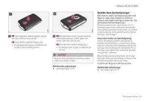 Volvo-XC40-Bilens-instruktionsbog page 221 min