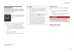 Volvo-XC40-instruktionsbok page 267 min